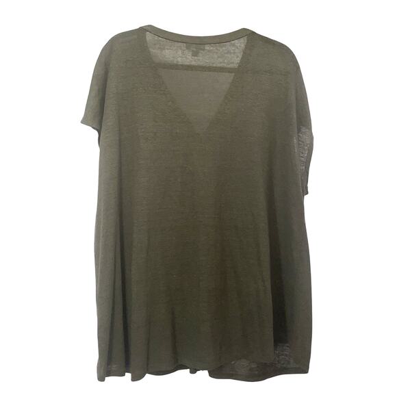 Love Linen J Jill Green Front Button Sleeveless Women Size XL 100% Linen Beach - Picture 4 of 5